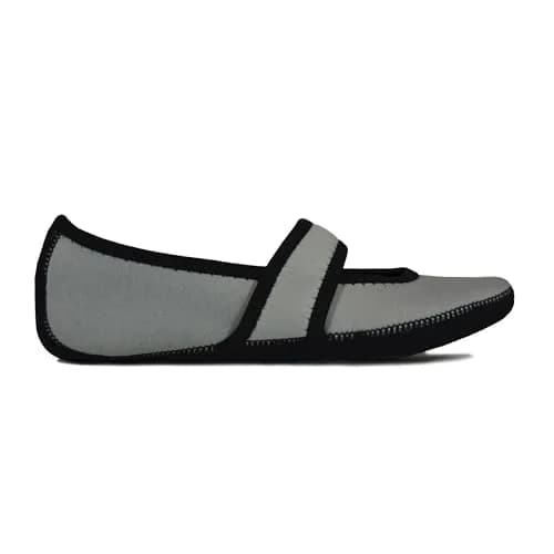 Nufoot Betsy Lou Women's Slippers Gray Medium | Foldable, Flexible Flats, Travel & Indoor Shoes thumbnail 2