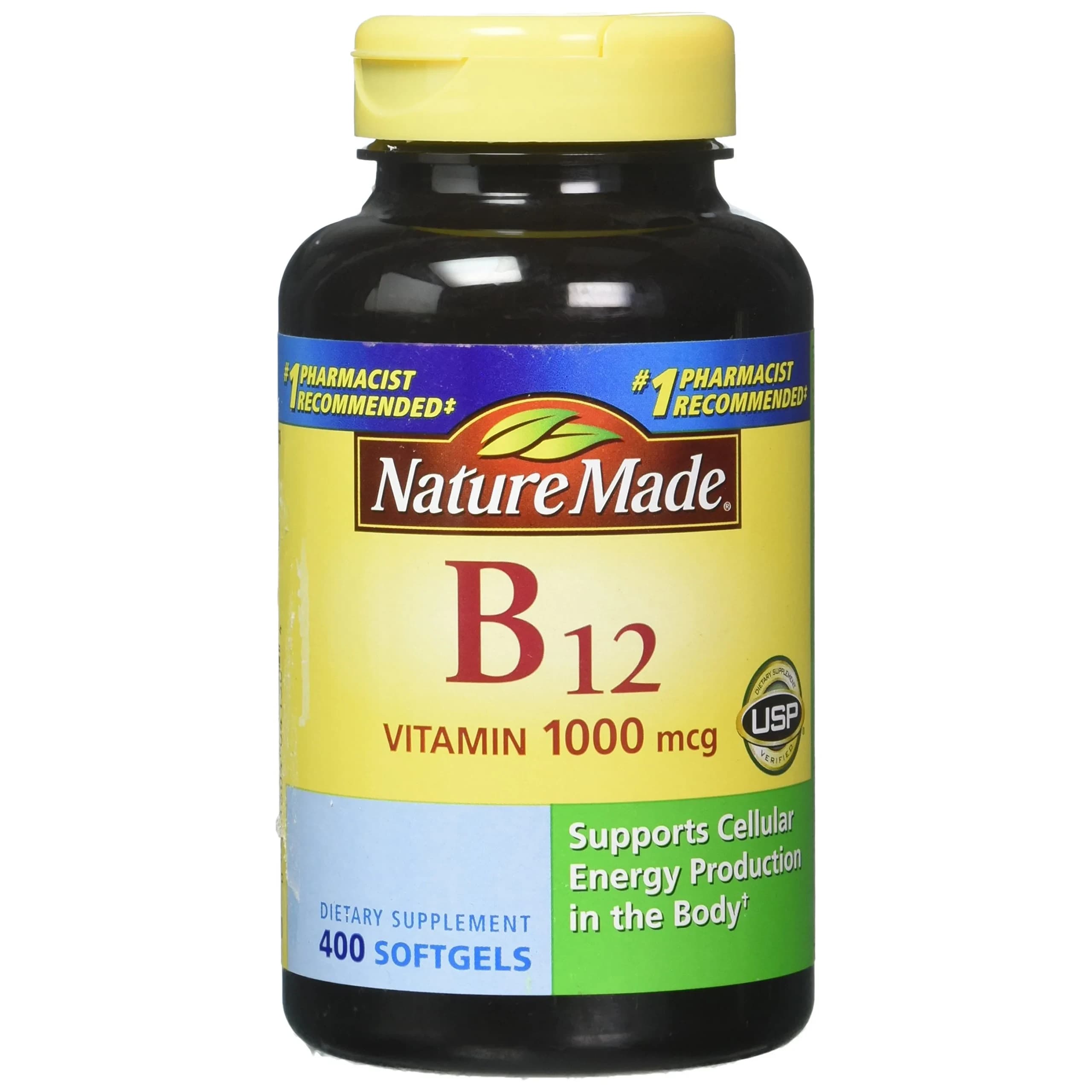 Nature Made Vitamin B12 1000 mcg. Softgels | Supports Cellular Energy & Nervous System Function — Pack of 1