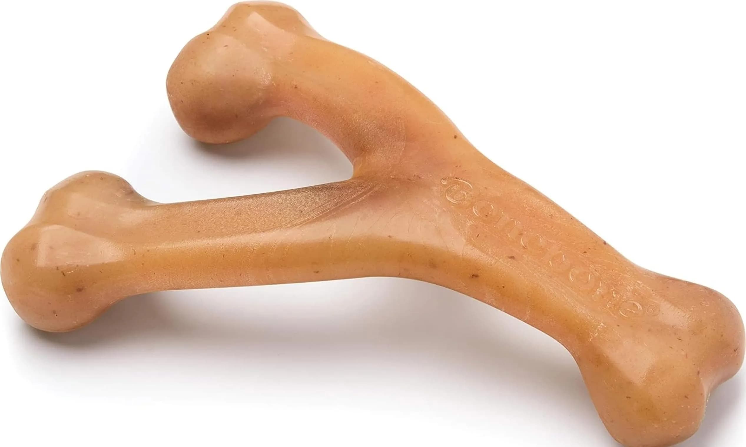 Benebone Wishbone Durable Dog Chew Toy for Aggressive Chewers, Real Chicken Flavor, Medium, 17cm (6.7in)