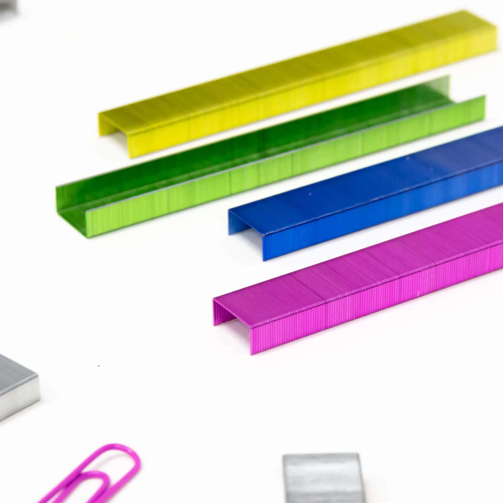 BAZIC PRODUCTS Standard Staples 26/6 Metallic Colors 3000 Ct (72-Pack) | Authentic Hardware Staple for Daily Use - view 6