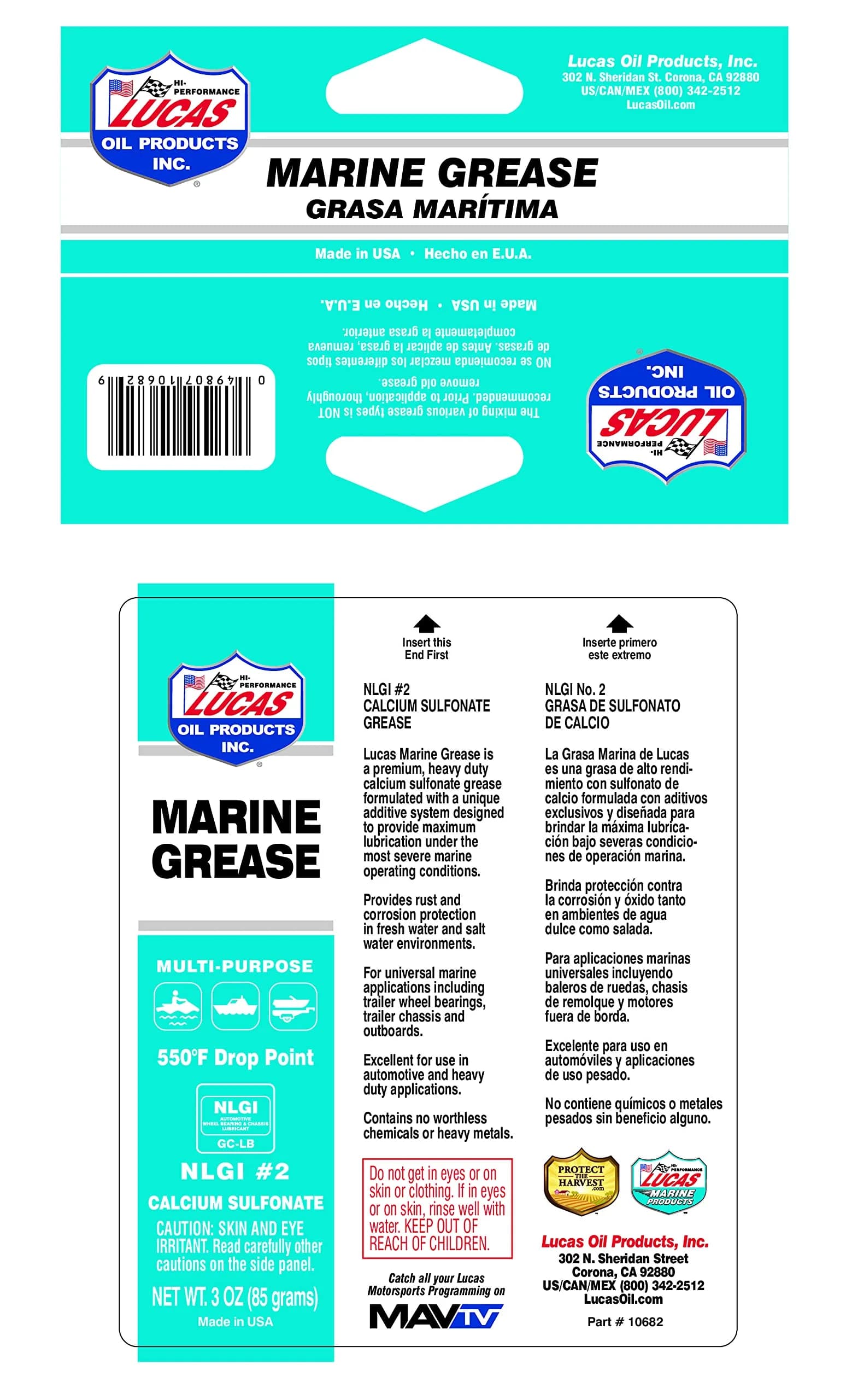Lucas Oil Marine Grease 3 Ounce Combo Pack | Water & Saltwater Protection thumbnail 2