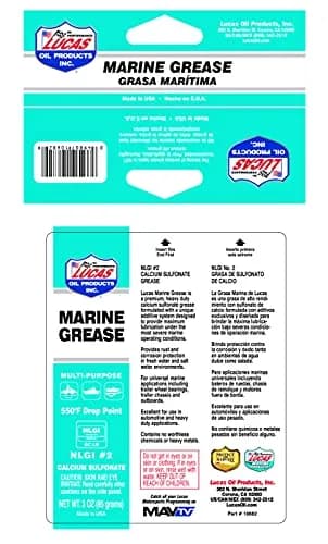 Lucas Oil Marine Grease 3 Ounce Combo Pack | Water & Saltwater Protection thumbnail 2