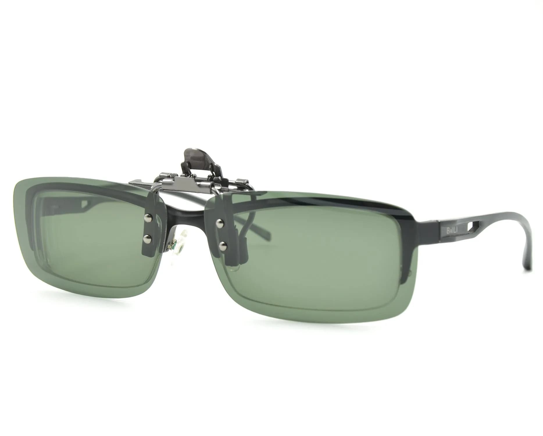 Besgoods Polarized Clip-On Flip Up Sunglasses 60mm (2.36in) | Reduce Glare for Driving & Sports - view 6