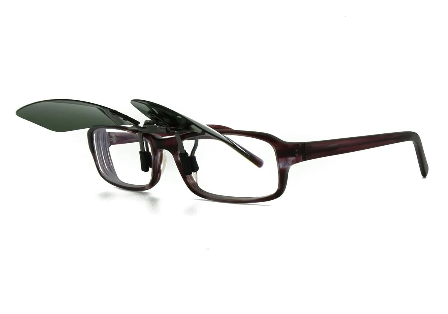 Besgoods Polarized Clip-On Flip Up Sunglasses 60mm (2.36in) | Reduce Glare for Driving & Sports - view 7