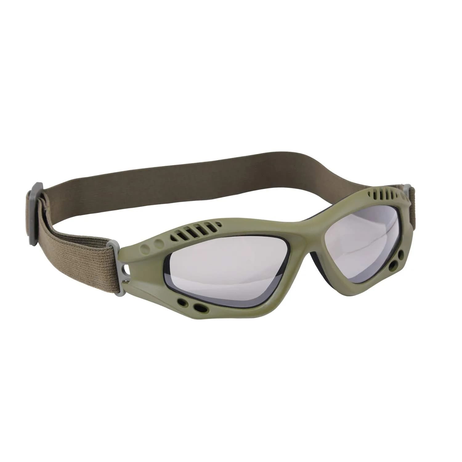 Rothco Ventec Tactical Goggles - Lightweight, Durable Eye Protection for Field Missions and Outdoor Sports — Olive Drab