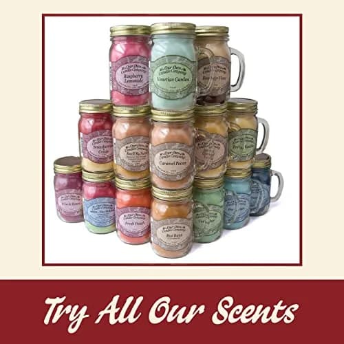 Our Own Candle Company Hot Chocolate Scented Mason Jar Candle, 13 oz | Long Lasting Cocoa & Vanilla Aroma thumbnail 6