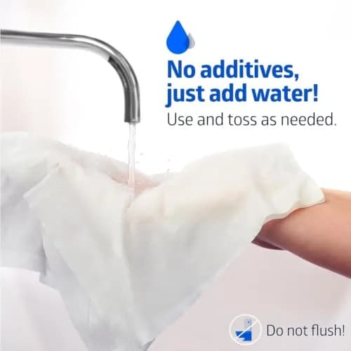 Medline Ultrasoft Dry Baby Wipes 500 Count | Gentle Disposable Cloths for Sensitive Skin thumbnail 3