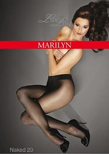 MARILYN Sheer Silky Luxe Pantyhose 20 Denier Nude | Elegant European Made Tights thumbnail 6