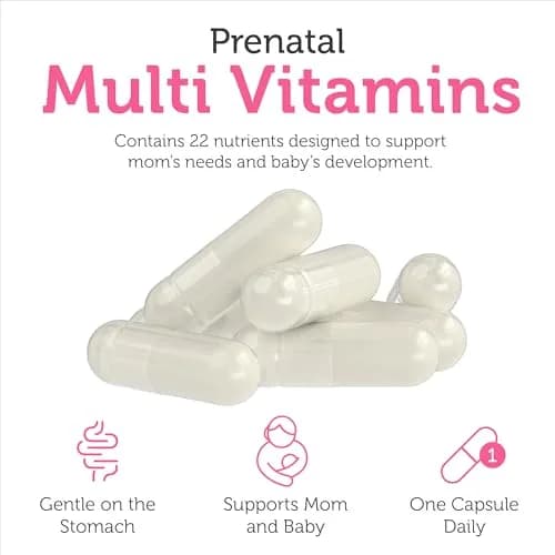 Zahler Total One Prenatal Vitamins 120 Count | Supports Mom & Baby Health thumbnail 5
