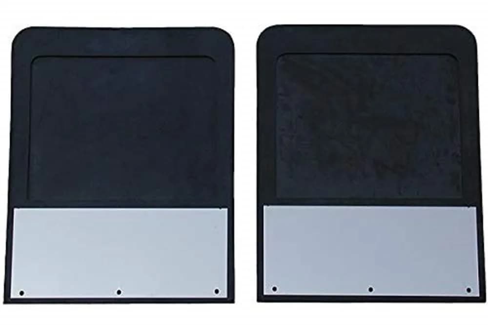 Go Industries S70764SET Mud Flap RED | Vehicle Specific Fit Rubber Mud Flaps for Trucks & SUVs