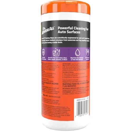 Armor All Interior Car Cleaning Wipes for Vinyl, Fabric, Carpet | Powerful Auto Surface Cleaner thumbnail 7