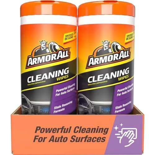 Armor All Interior Car Cleaning Wipes for Vinyl, Fabric, Carpet | Powerful Auto Surface Cleaner thumbnail 8