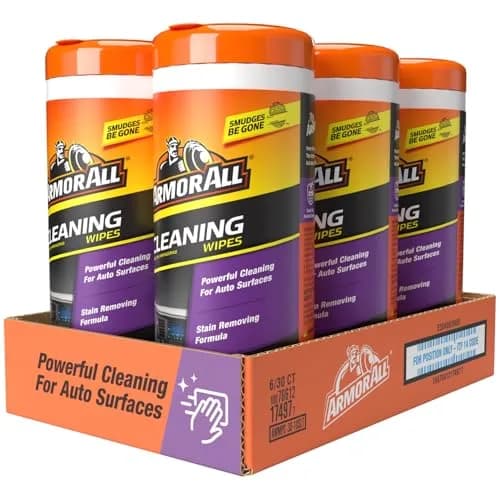 Armor All Interior Car Cleaning Wipes for Vinyl, Fabric, Carpet | Powerful Auto Surface Cleaner thumbnail 9