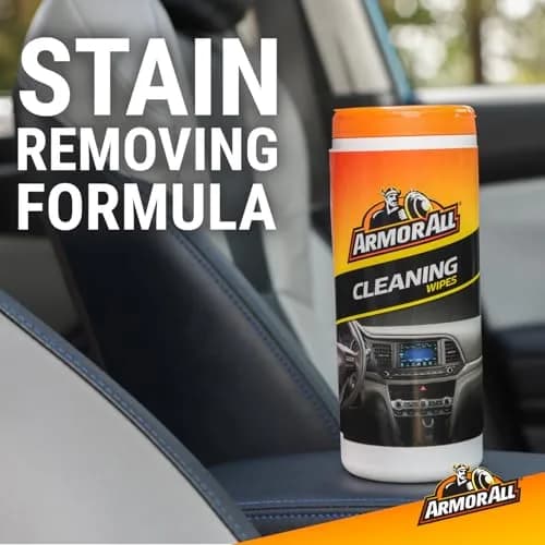 Armor All Interior Car Cleaning Wipes for Vinyl, Fabric, Carpet | Powerful Auto Surface Cleaner thumbnail 3