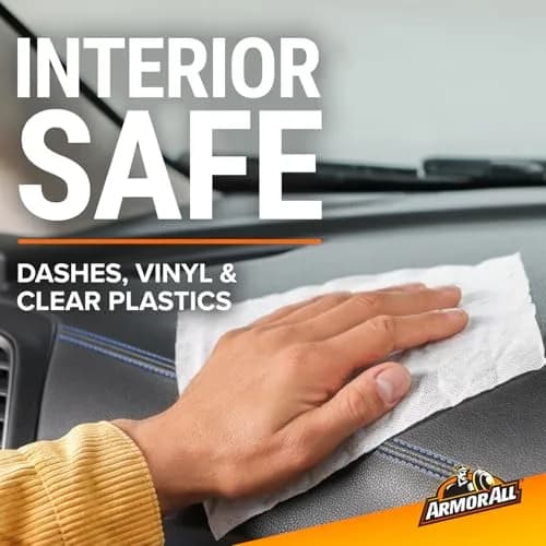 Armor All Interior Car Cleaning Wipes for Vinyl, Fabric, Carpet | Powerful Auto Surface Cleaner thumbnail 4