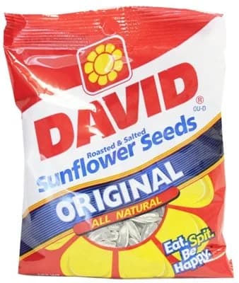 David Sunflower Seeds Original - Bag 24/5.25oz | Whole, Roasted & Salted in Shell (126g) thumbnail 2