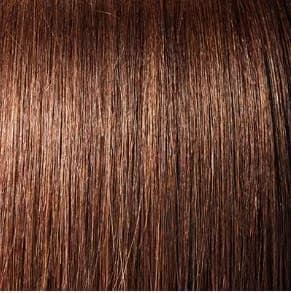 Outre ANNIE 4 (Medium Brown) - Synthetic Half Wig, 22 Inches, Yaki Straight | Natural Look & Easy Style thumbnail 3