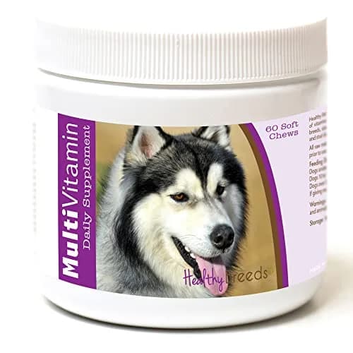 Healthy Breeds Siberian Husky Multi-Vitamin Soft Chews 60 Count | Vet Recommended Formula for All Dogs thumbnail 1