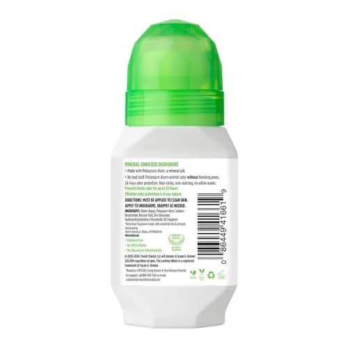 Crystal Essence Vanilla Jasmine Mineral Deodorant Roll-On 66.5ml (2.25 fl oz) | Natural Odor Protection thumbnail 2