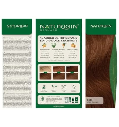 Naturigin Ammonia Free Permanent Hair Color 3.88 Fl Oz | Long-Lasting Copper Shade, Nourishing & Vegan (70-120 chars) thumbnail 9