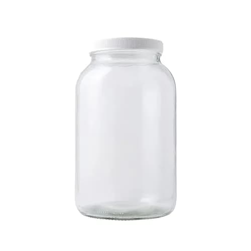 FastRack 1 Gallon Glass Jar with Lid | Wide Mouth Food Storage Container thumbnail 1