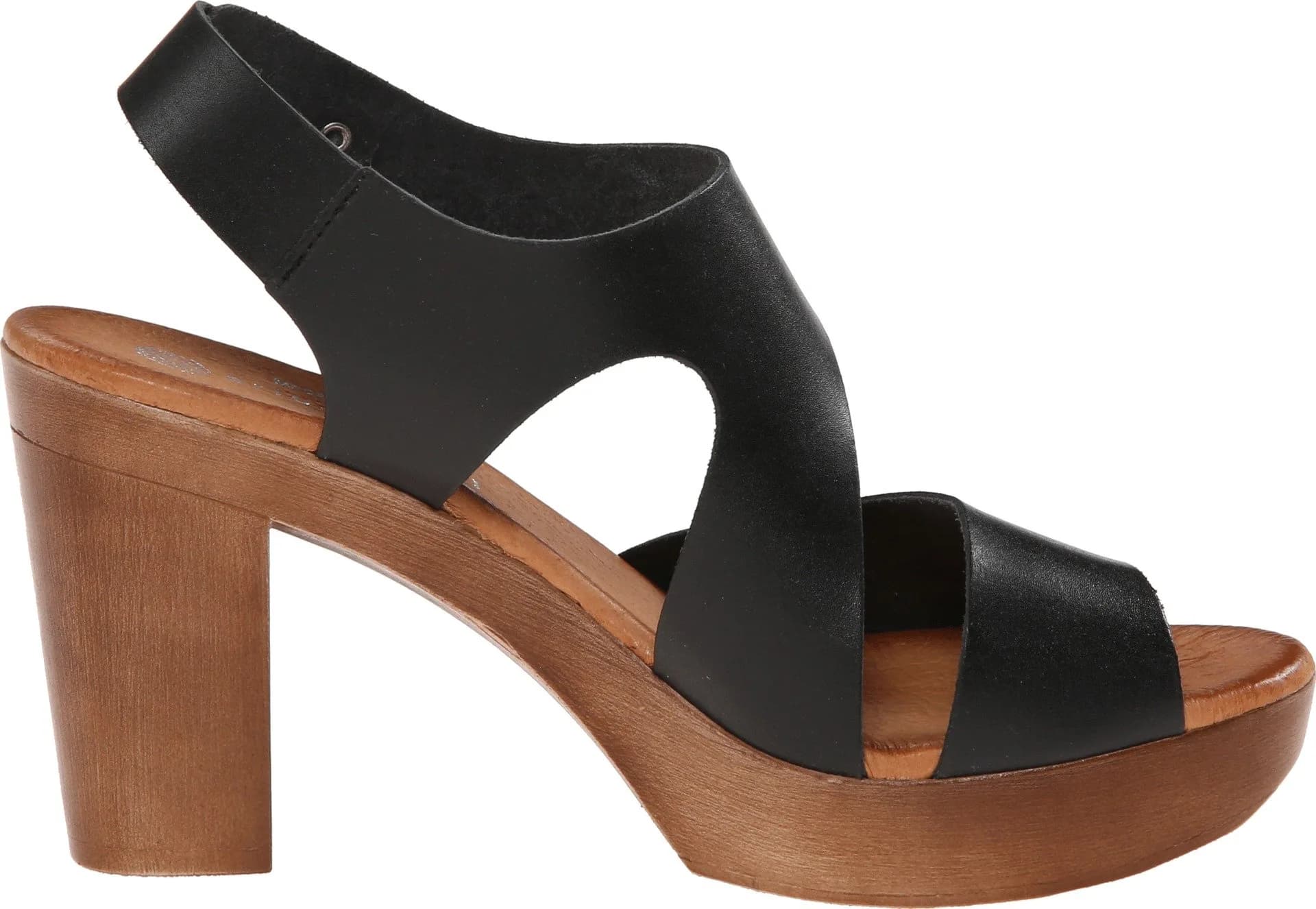 Eric Michael Ginger Black EU 41 | 3-1/2" Block Heel, Leather, Casual Dress Sandal for Women thumbnail 3