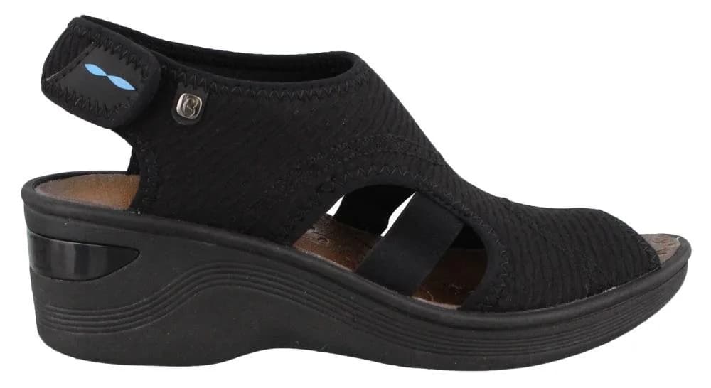 LifeStride Dream Sandal Wedge Heel 9 W US | Cloud Technology & Adjustable Strap