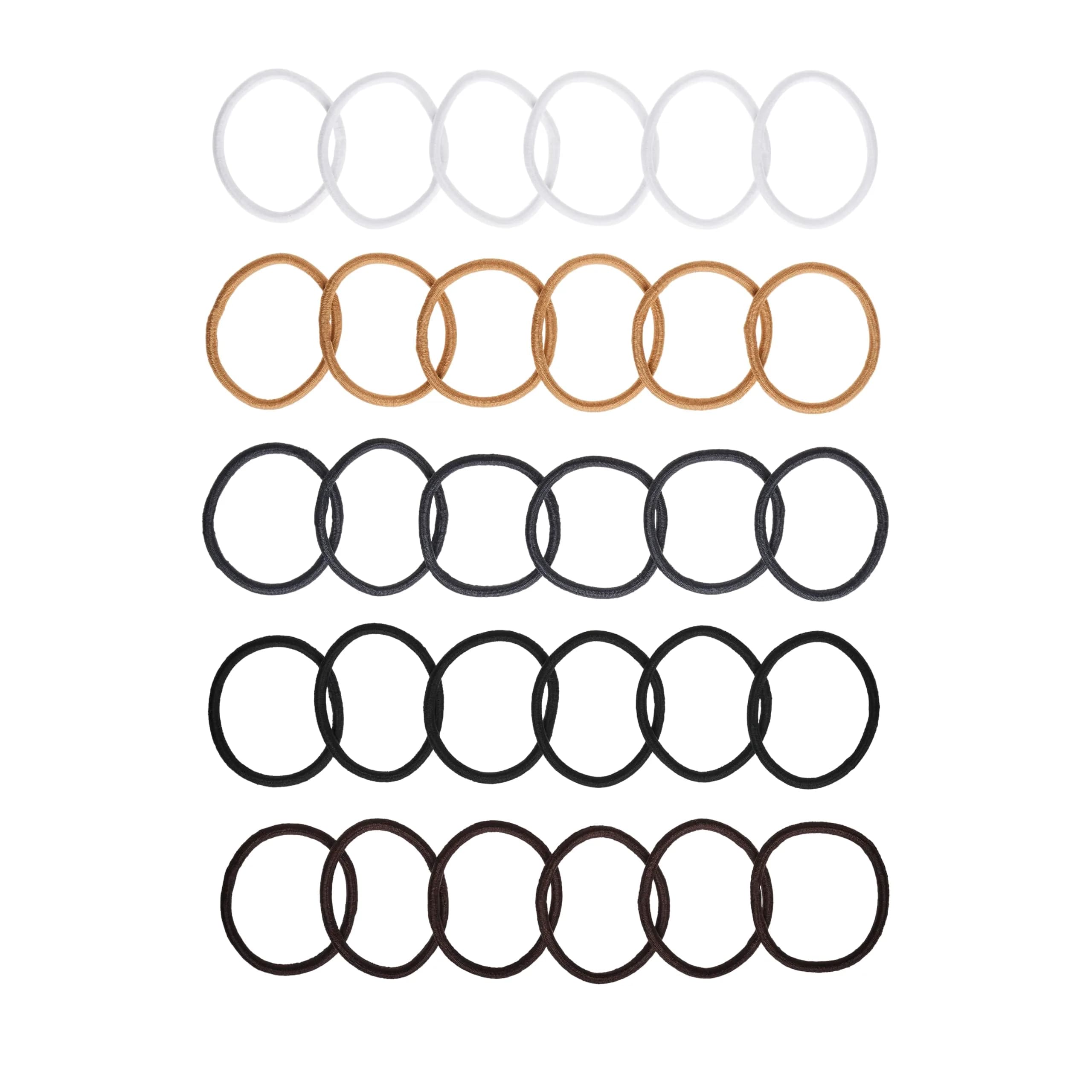 Goody Ouchless Elastic Hair Ties - 30 Ct Neutral | Pain-Free Hair Accessories for All Hair Types - view 2