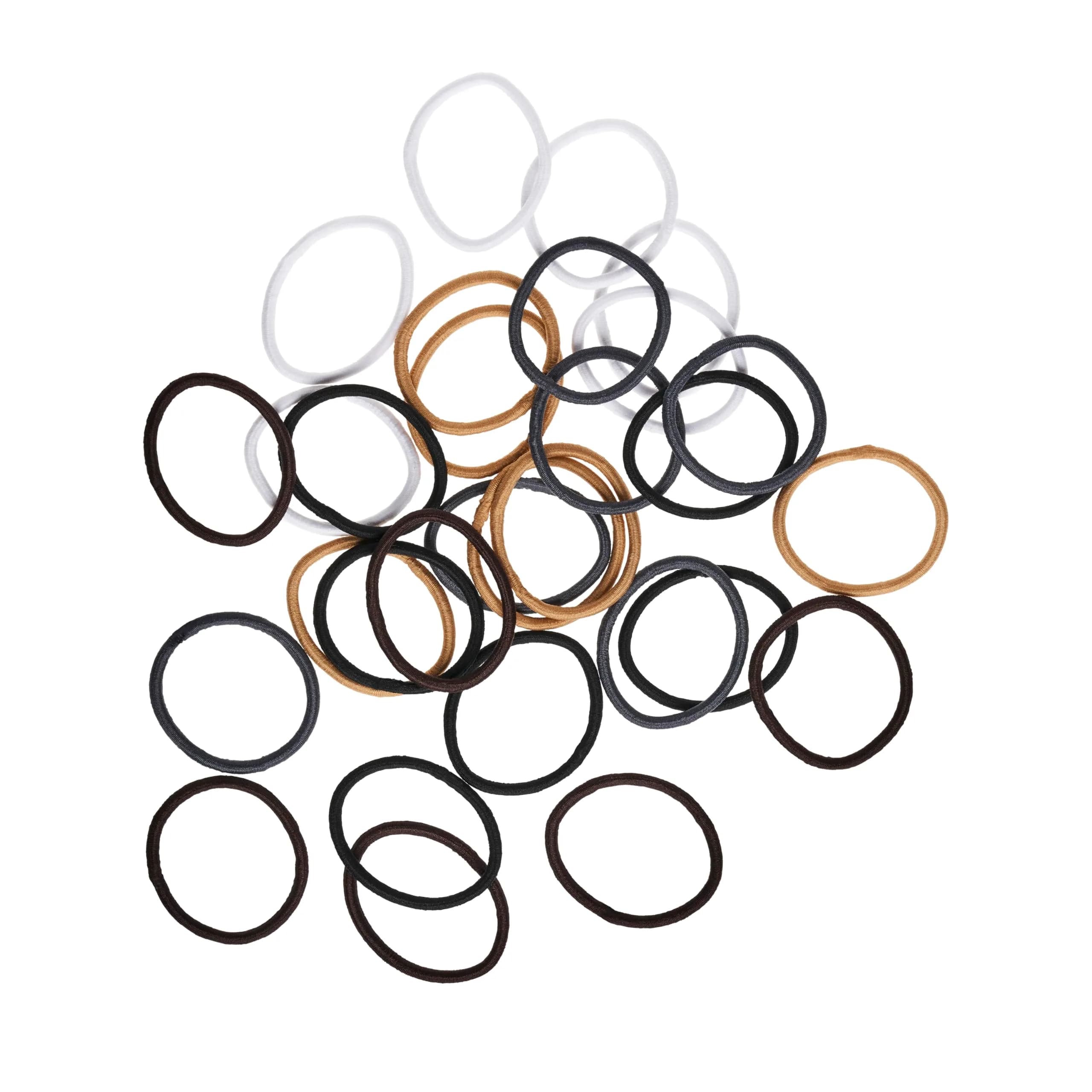 Goody Ouchless Elastic Hair Ties - 30 Ct Neutral | Pain-Free Hair Accessories for All Hair Types - view 3