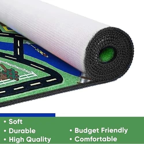 KIDCARPET.COM Total Transportation Play Mat Rug, 6' x 8'6" Rectangle | Child-Safe, Commercial-Grade Play Rug thumbnail 8