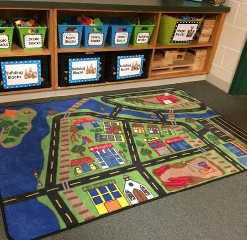 KIDCARPET.COM Total Transportation Play Mat Rug, 6' x 8'6" Rectangle | Child-Safe, Commercial-Grade Play Rug thumbnail 3