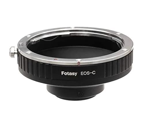 Fotasy EF to C Mount Lens Adapter | Manual Focus for DSLR, CCTV, Microscope Cameras thumbnail 4