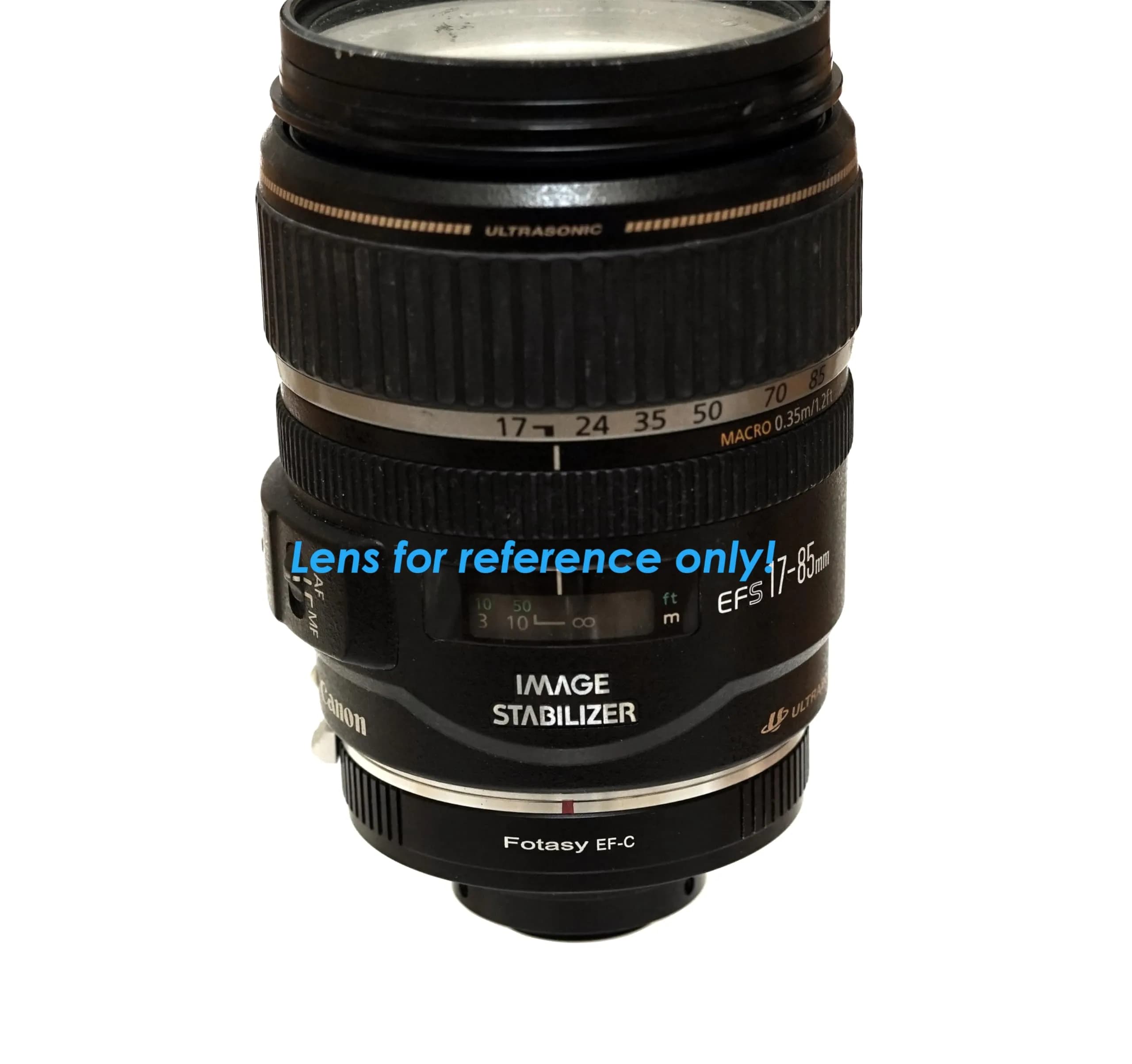 Fotasy EF to C Mount Lens Adapter | Manual Focus for DSLR, CCTV, Microscope Cameras - view 5