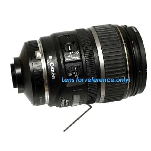 Fotasy EF to C Mount Lens Adapter | Manual Focus for DSLR, CCTV, Microscope Cameras thumbnail 6