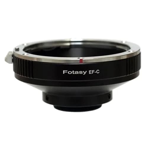 Fotasy EF to C Mount Lens Adapter | Manual Focus for DSLR, CCTV, Microscope Cameras thumbnail 2