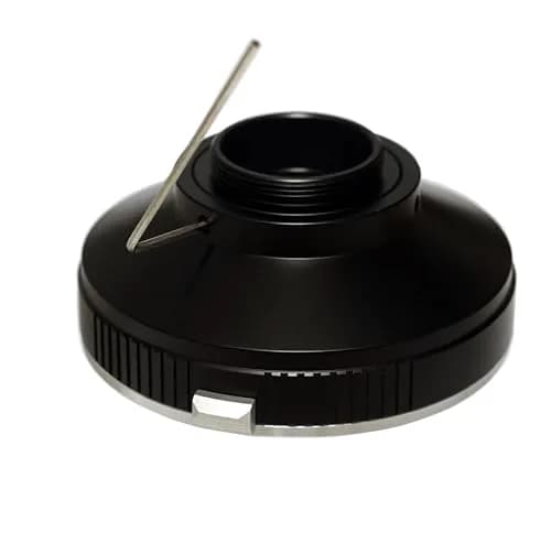 Fotasy EF to C Mount Lens Adapter | Manual Focus for DSLR, CCTV, Microscope Cameras thumbnail 3