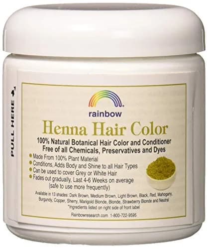 Rainbow Research Henna Hair Color and Conditioner Persian Dark Brown Sable - 4 oz | Natural Grey Coverage & Shine thumbnail 2
