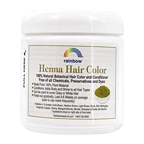 Rainbow Research Henna Hair Color and Conditioner Persian Dark Brown Sable - 4 oz | Natural Grey Coverage & Shine thumbnail 3