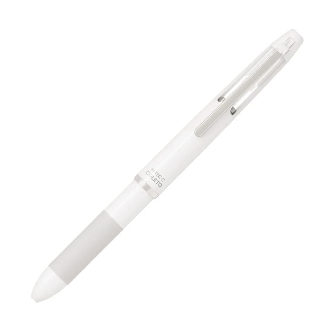 Pilot Multi-Pen Body, Hi-Tec-C Coleto 500, White Body | Customizable Multi Pen for Writing & Drawing