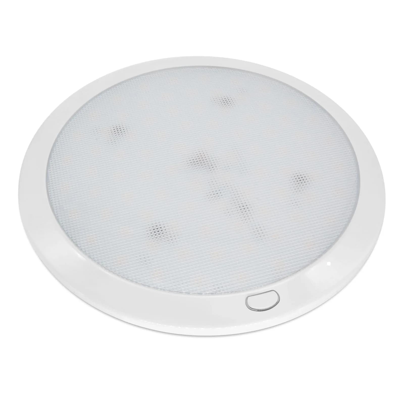 Dream lighting 12V Ceiling Light for RV & Boat | Dimmable LED Round Fixture 8.5 inch with Memory Function