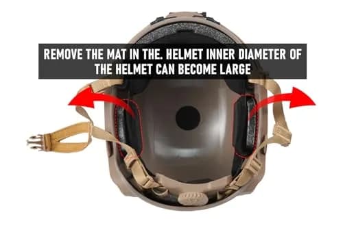 Lancer Tactical Medium - Large Industrial ABS Plastic Maritime Helmet | Adjustable Tactical Airsoft Headgear thumbnail 7