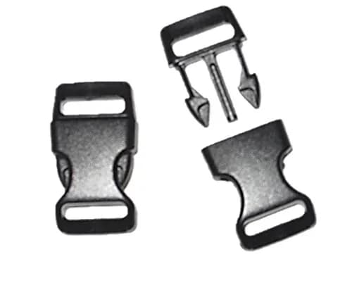 Import 1/2" Curved Side Release Buckles for Paracord Bracelets | Comfortable Fit, 5-250 Count thumbnail 2