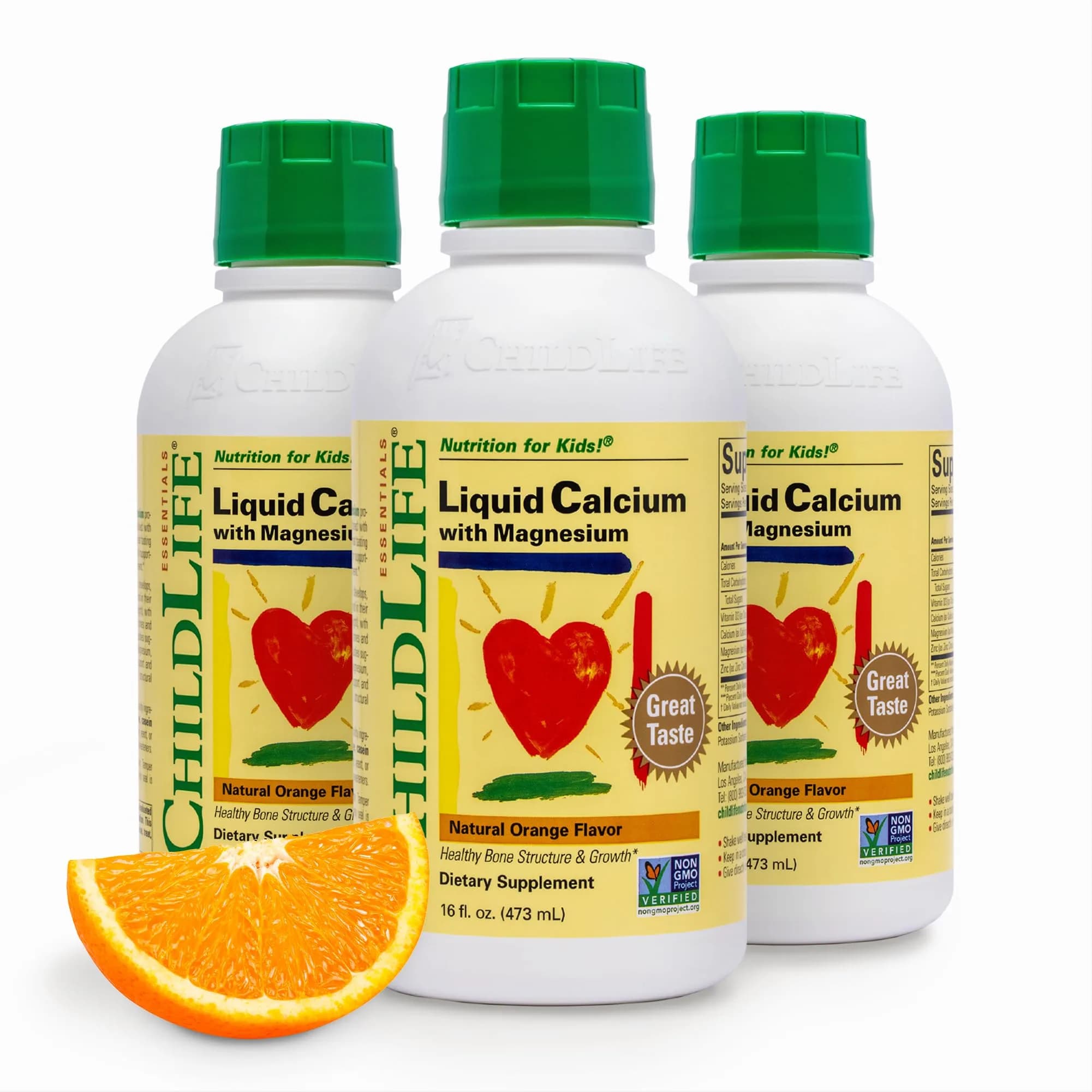 ChildLife Essentials Liquid Calcium Supplement for Kids 16 fl Oz | Supports Bone & Teeth Growth — 16 Fl Oz
