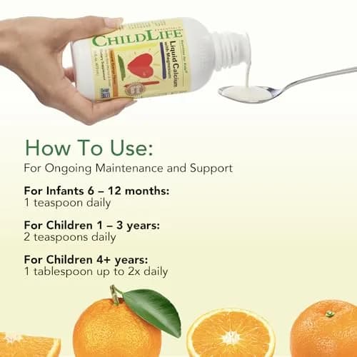 ChildLife Essentials Liquid Calcium Supplement for Kids 16 fl Oz | Supports Bone & Teeth Growth thumbnail 8