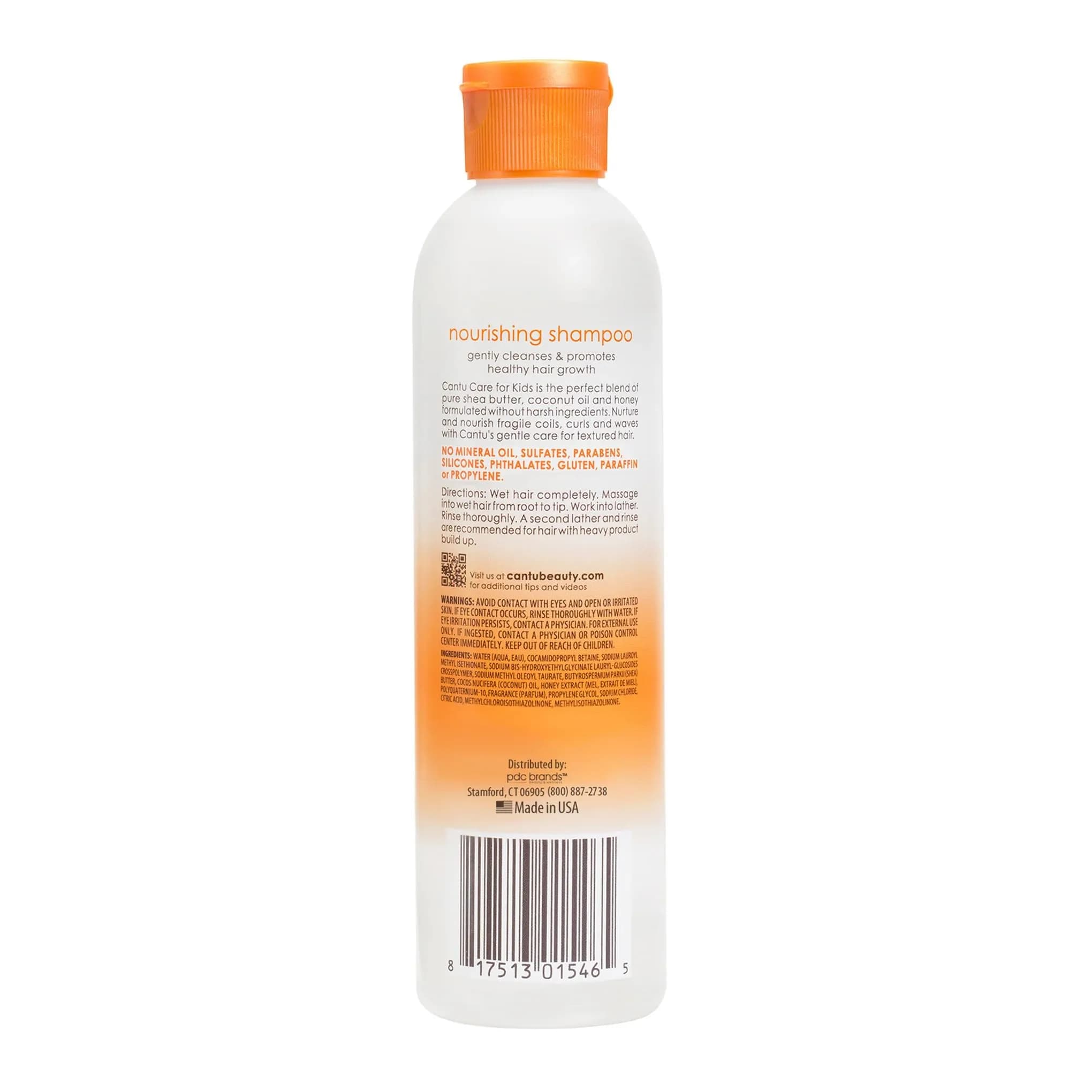 Cantu Care For Kids Nourishing Shampoo 237ml (8 Fl Oz) | Gentle Coconut Formula for Curly Hair - view 3
