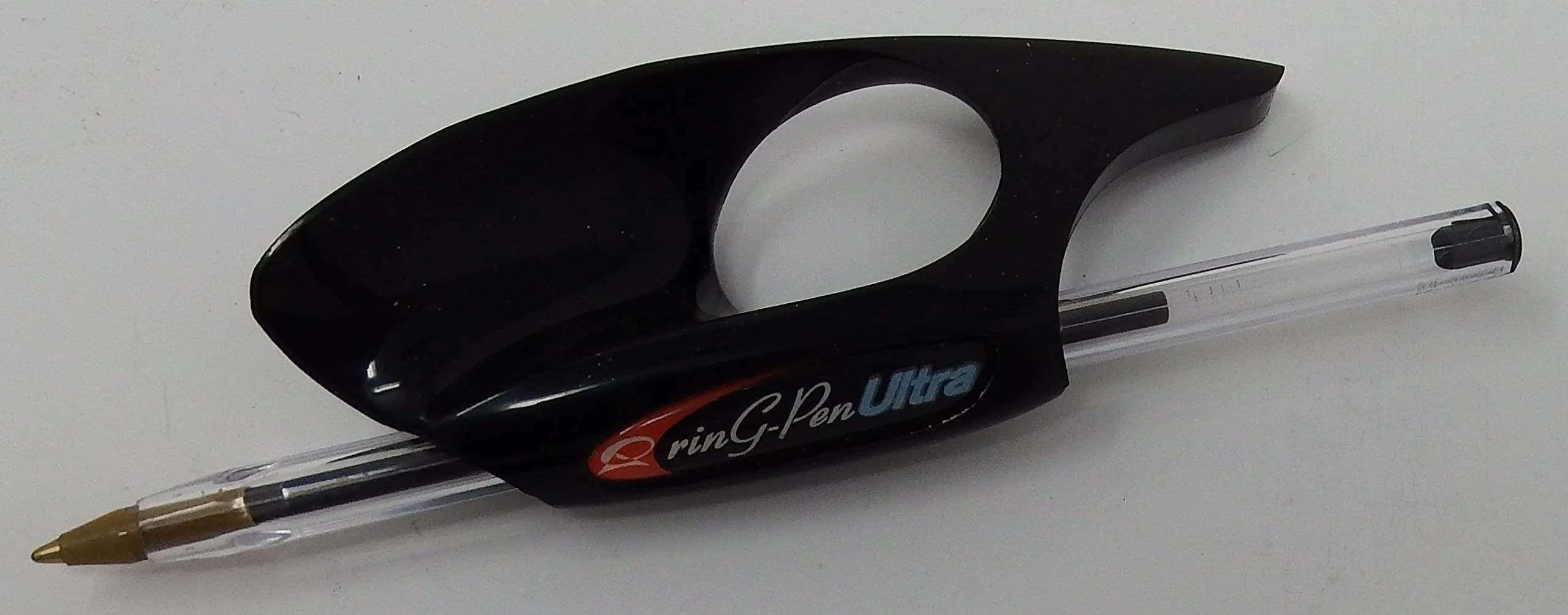 RinG-Pen Ultra Black Universal Grip Aid for Pens & Pencils, Large Size - view 3