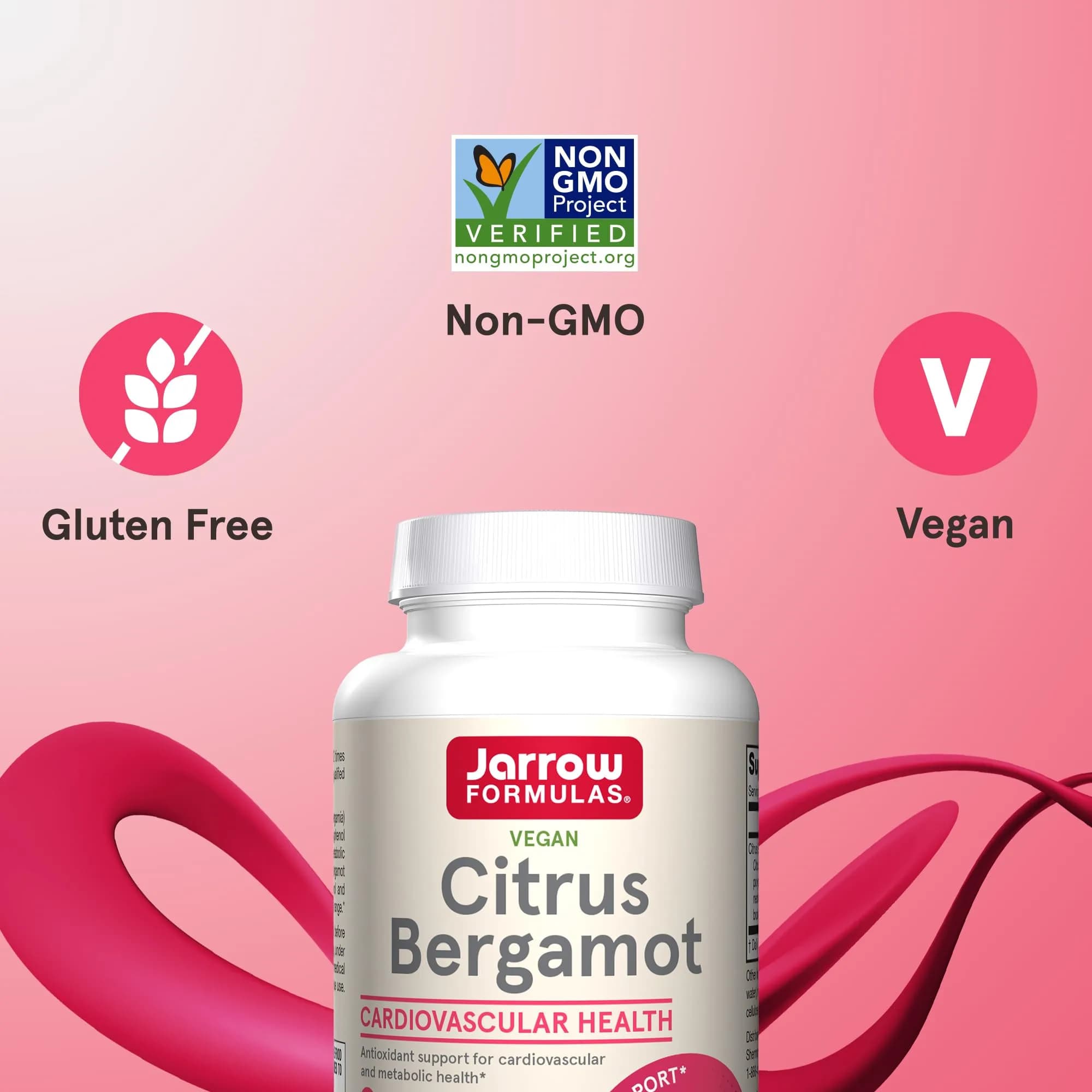Jarrow Formulas Citrus Bergamot 500 mg Veggie Capsules | 120 Servings (Vegan, Gluten-Free) - view 5