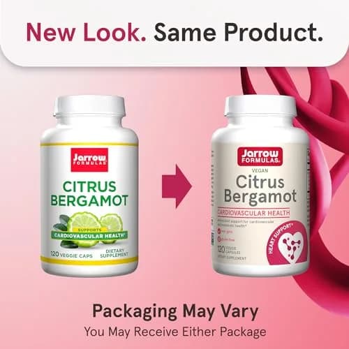 Jarrow Formulas Citrus Bergamot 500 mg Veggie Capsules | 120 Servings (Vegan, Gluten-Free) thumbnail 2