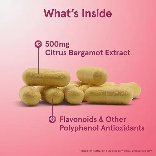 Jarrow Formulas Citrus Bergamot 500 mg Veggie Capsules | 120 Servings (Vegan, Gluten-Free) thumbnail 3