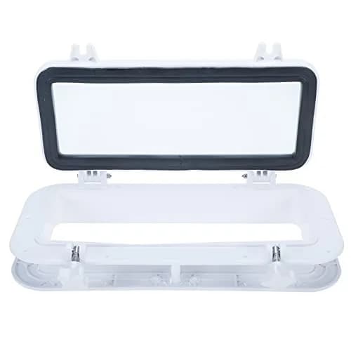 Amarine Made 15.7"x7.9" Porthole Window White | Marine-Grade ABS, Easy Install, Waterproof thumbnail 8